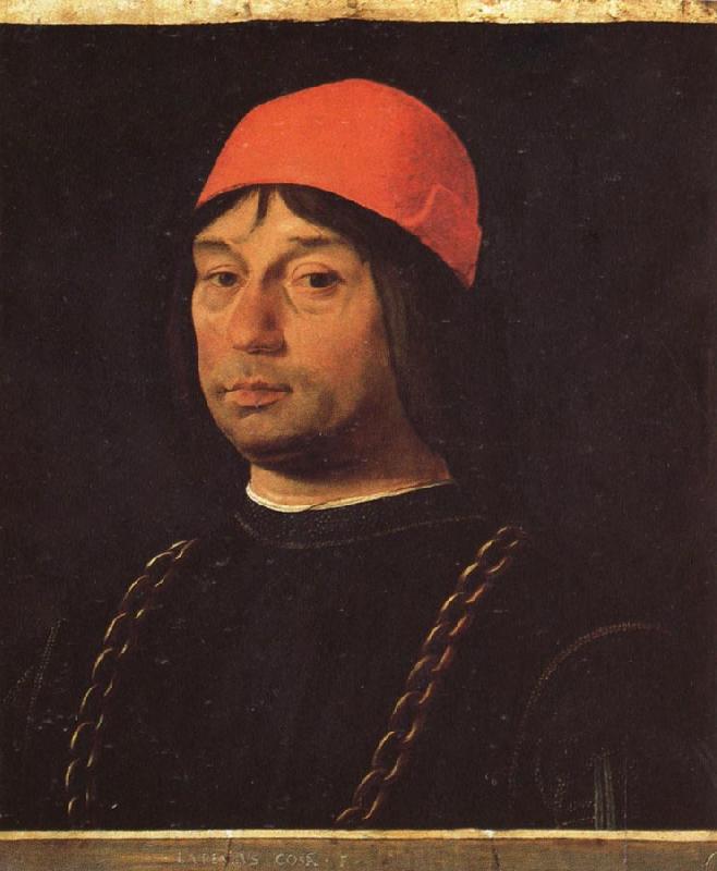 Lorenzo Costa Portrait of Giovanni II Bentivoglio oil painting image